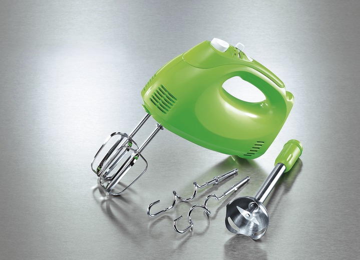 Küchengeräte - Handmixer-Set mit umfangreichem Zubehör, in Farbe GRÜN Ansicht 1