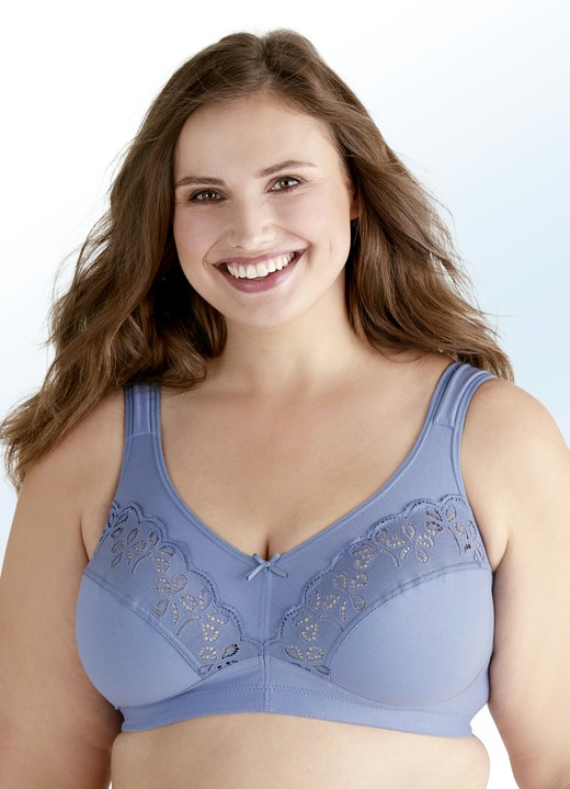 Soft-BH - Swegmark of Sweden BH mit BIO-Baumwolle, in Größe 080 bis 105, in Cup B, in Farbe WEISS Ansicht 4