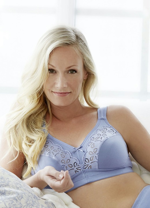 Soft-BH - Swegmark of Sweden BH mit BIO-Baumwolle, in Größe 080 bis 105, in Cup B, in Farbe WEISS Ansicht 3