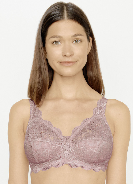 BHs - Susa Zweierpack BH mit zarter Elastikspitze, in Größe 075 bis 110, in Cup C, in Farbe 2X WEIß Ansicht 16