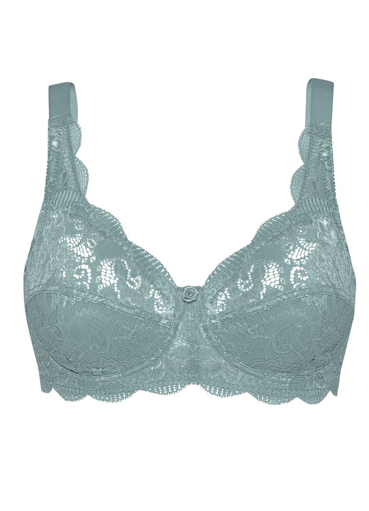 Soft-BH - Susa Zweierpack BH mit zarter Elastikspitze, in Größe 075 bis 110, in Cup B, in Farbe 2X JADE Ansicht 2
