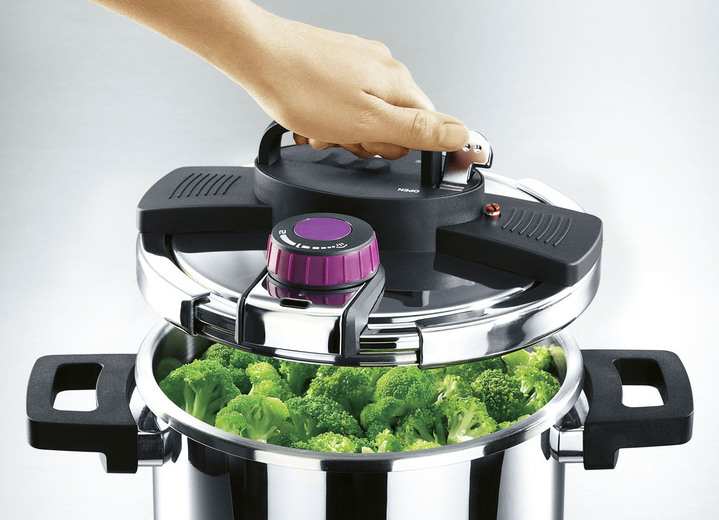 Töpfe, Pfannen & Bräter - Schnellkochtopf aus rostfreiem Edelstahl, in Farbe EDELSTAHL, in Ausführung Schnellkochtopf Ansicht 3