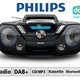 Modern - Philips AZB798T CD-/Kassetten-/DAB+ Radio, in Farbe SCHWARZ – Farbe SCHWARZ – Ansicht 1