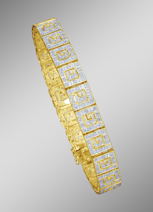 - Hochwertiges Armband mit Diamanten, in Farbe
