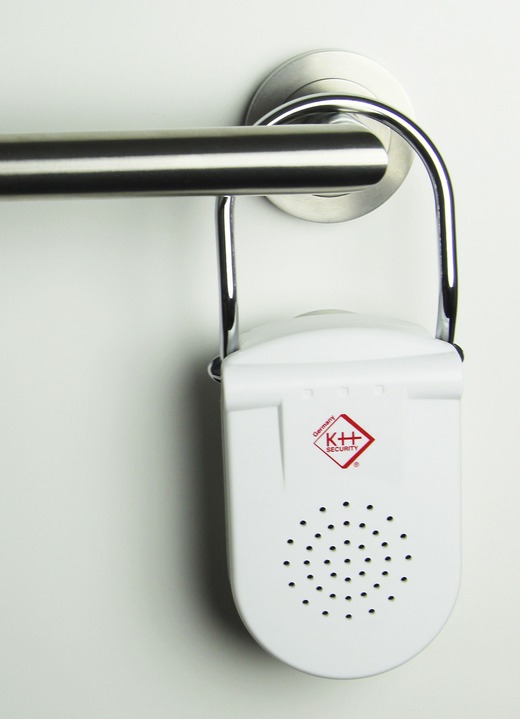 Sicherheit - Türgriff-Alarm, in Farbe WEISS Ansicht 2