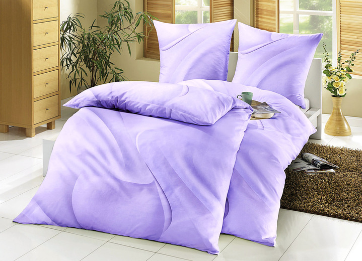 Bettwäschegarnituren - biberna Bettwäsche-Garnitur aus 100% Baumwolle, in Größe 112 (80/80 cm + 135/200 cm) bis 115 (80/80 cm + 155/220 cm), in Farbe BEIGE Ansicht 4