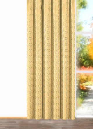 Leicht glänzende Übergardine
