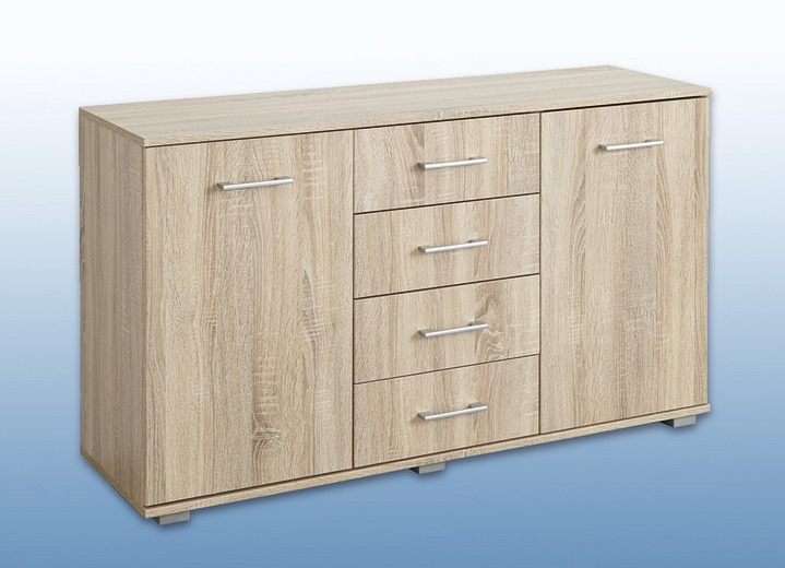 Sideboards & Kommoden - Kommoden in hochwertiger, stabiler Ausführung, in Farbe ARTISAN EICHE, in Ausführung Kommode mit 2 Nischen, Höhe 71 cm Ansicht 2