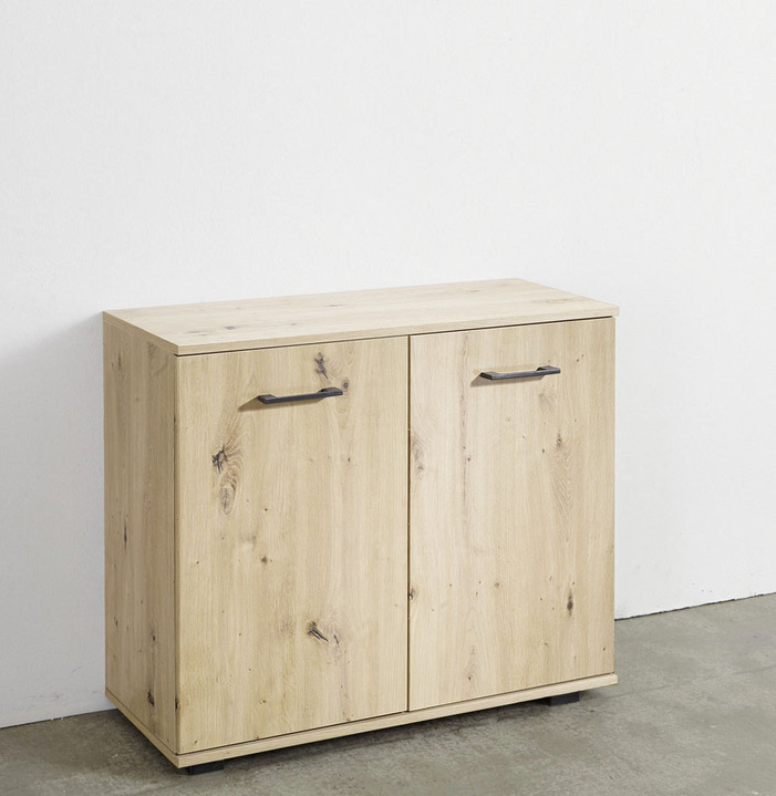 Sideboards & Kommoden - Kommoden in hochwertiger, stabiler Ausführung, in Farbe ARTISAN EICHE, in Ausführung Kommode mit 2 Nischen, Höhe 71 cm Ansicht 22