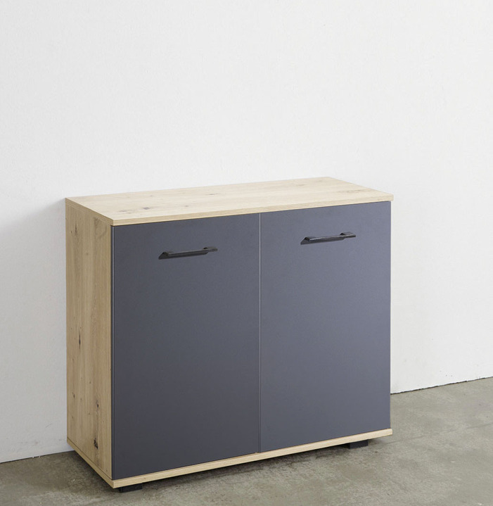 Sideboards & Kommoden - Kommoden in hochwertiger, stabiler Ausführung, in Farbe ARTISAN EICHE, in Ausführung Kommode mit 2 Nischen, Höhe 71 cm Ansicht 23