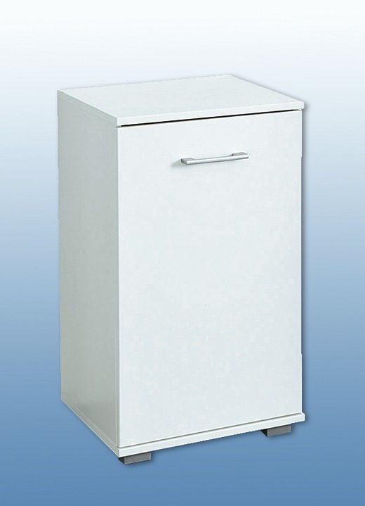 Sideboards & Kommoden - Kommode, 1-türig, in hochwertiger, stabiler Ausführung, in Farbe WEISS Ansicht 1