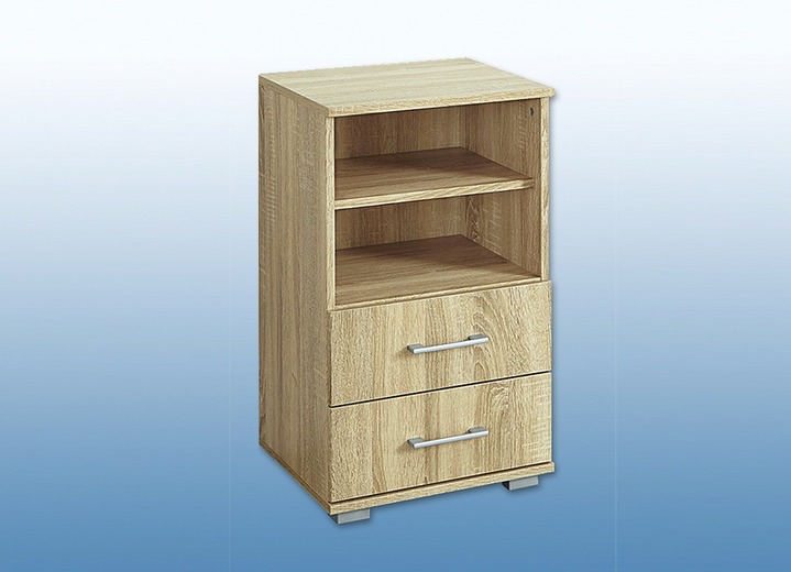 Sideboards & Kommoden - Kommoden in hochwertiger, stabiler Ausführung, in Farbe EICHE SONOMA, in Ausführung Kommode mit 2 Nischen, Höhe 71 cm Ansicht 1