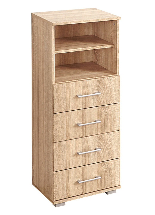 Sideboards & Kommoden - Kommoden in hochwertiger, stabiler Ausführung, in Farbe BUCHE LIVORNO, in Ausführung Nachttisch, Höhe 37 cm Ansicht 9