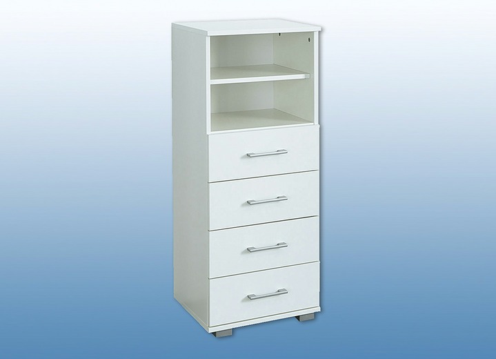 Sideboards & Kommoden - Kommoden in hochwertiger, stabiler Ausführung, in Farbe WEISS, in Ausführung Kommode mit 2 Nischen, Höhe 71 cm Ansicht 1