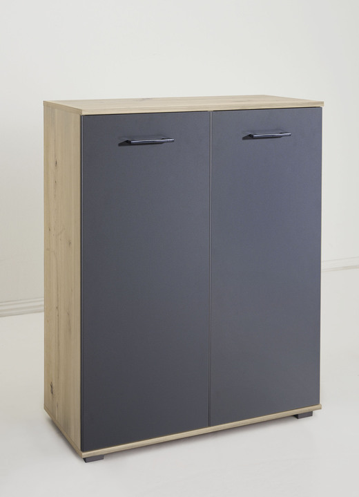 Sideboards & Kommoden - Kommode, 2-türig, hochwertige, stabile Ausführung, in Farbe ARTISAN EICHE Ansicht 3