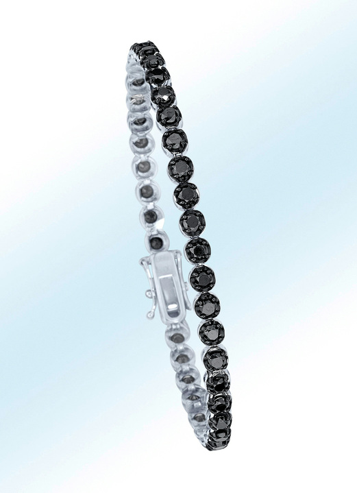 Armband Mit Schwarzen Diamanten Damenschmuck Echt Gold Brigitte Hachenburg