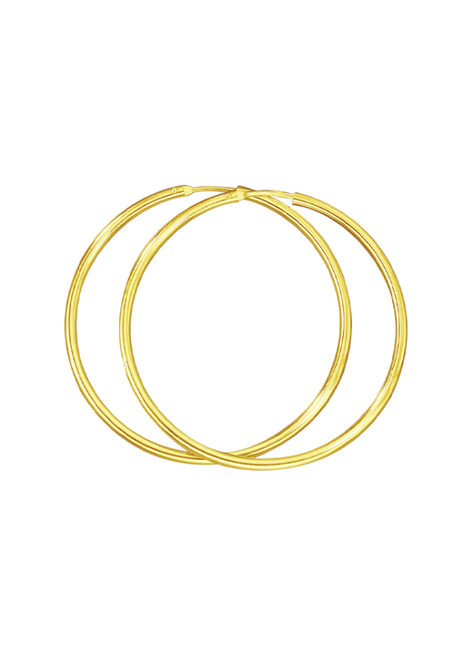 ohne Steine / mit Zirkonia - Klassische Creolen in herrlichem Design, in Farbe , in Ausführung Ø 20 mm Ansicht 9