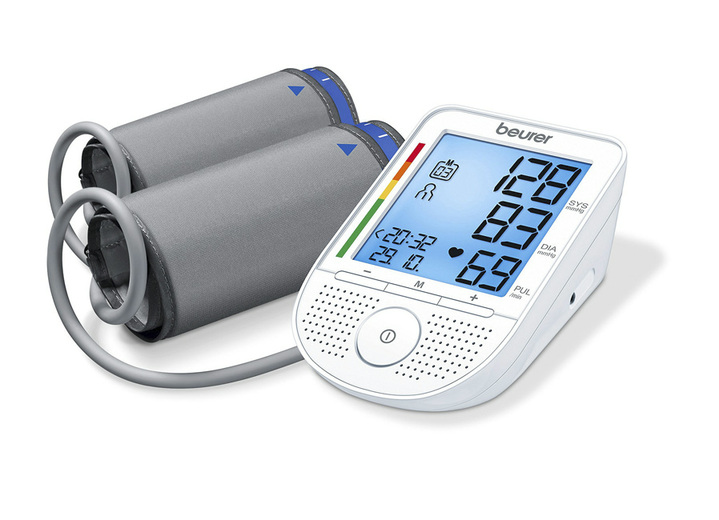Blutdruckmessgeräte - Beurer Oberarm-Blutdruckmessgerät BM 69, in Farbe WEIß