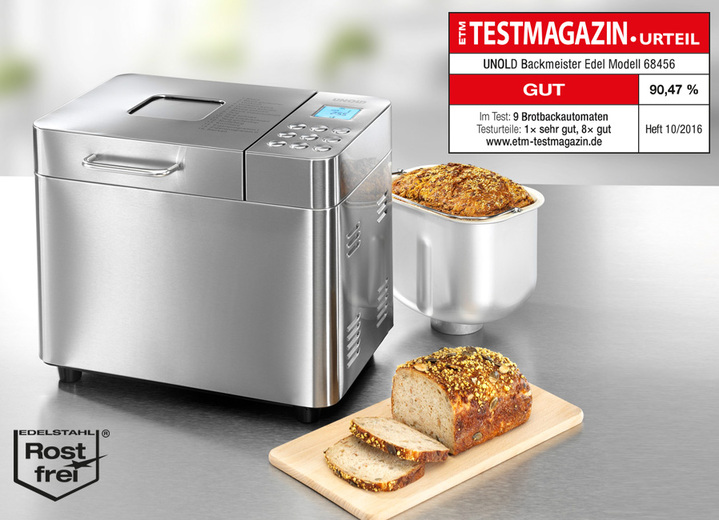 Backen - Unold Brotbackautomat, in Farbe EDELSTAHL Ansicht 1