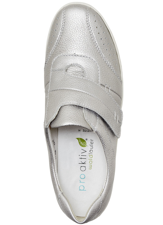 Komfortschuhe - Waldläufer Slipper mit praktischem Klettverschluss, in Größe 4 bis 8 1/2, in Farbe NATURWEISS Ansicht 6