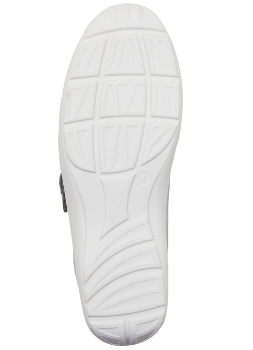 Komfortschuhe - Waldläufer Slipper mit praktischem Klettverschluss, in Größe 4 bis 8 1/2, in Farbe NATURWEISS Ansicht 7