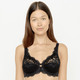 BHs - Susa Bügel-BH mit zauberhafter Elastikspitze, in Größe 075 bis 110, in Cup C, in Farbe SCHWARZ – Farbe SCHWARZ – Ansicht 1