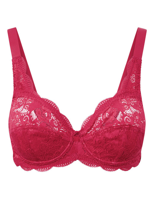 BHs - Susa Bügel-BH mit zauberhafter Elastikspitze, in Größe 075 bis 110, in Cup B, in Farbe ZARTAPRICOT Ansicht 25