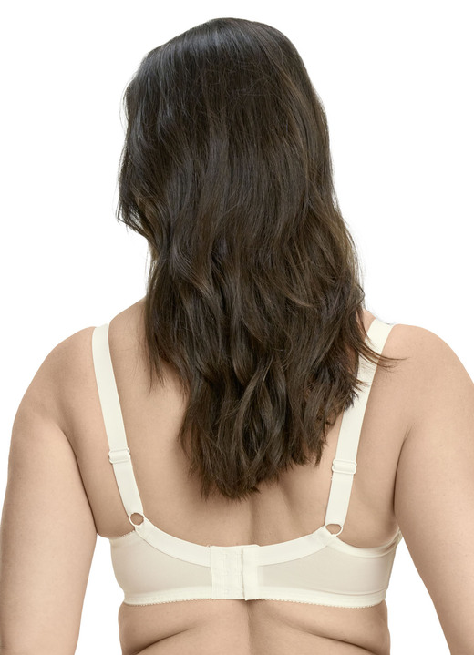 BHs - Susa Bügel-BH mit zauberhafter Elastikspitze, in Größe 075 bis 110, in Cup C, in Farbe SCHWARZ Ansicht 17