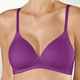 Soft-BH - Naturana Zweierpack BH mit gepolsterten Cups – Farbe 1X BROMBEER, 1X WEISS – Ansicht 1 Soft-BH - Naturana Zweierpack BH mit gepolsterten Cups, in Größe 075 bis 095, in Cup C, in Farbe 1X WEISS, 1X Puder – Farbe 1X BROMBEER, 1X WEISS – Ansicht 1
