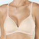 Soft-BH - Naturana Zweierpack BH mit gepolsterten Cups – Farbe 1X WEISS, 1X Puder – Ansicht 2 Soft-BH - Naturana Zweierpack BH mit gepolsterten Cups, in Größe 075 bis 095, in Cup C, in Farbe 1X WEISS, 1X Puder – Farbe 1X WEISS, 1X Puder – Ansicht 2