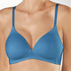 Soft-BH - Naturana Zweierpack BH mit gepolsterten Cups – Farbe 1X PAZIFIK, 1X PUDER – Ansicht 1 Soft-BH - Naturana Zweierpack BH mit gepolsterten Cups, in Größe 075 bis 095, in Cup C, in Farbe 1X WEISS, 1X Puder – Farbe 1X PAZIFIK, 1X PUDER – Ansicht 1