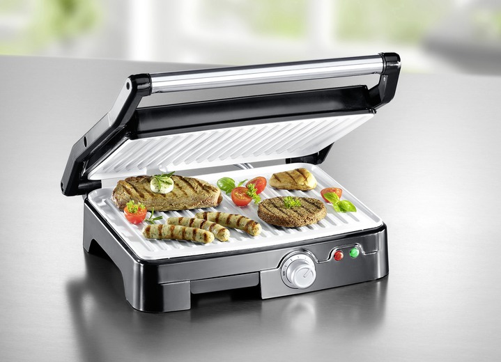 - Tischgrill, 2-in-1, in Farbe SCHWARZ Ansicht 1