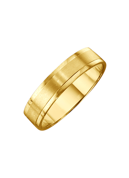 mit Diamant - Hinreißender Trauring, in Größe 160 bis 240, in Farbe  Ansicht 2