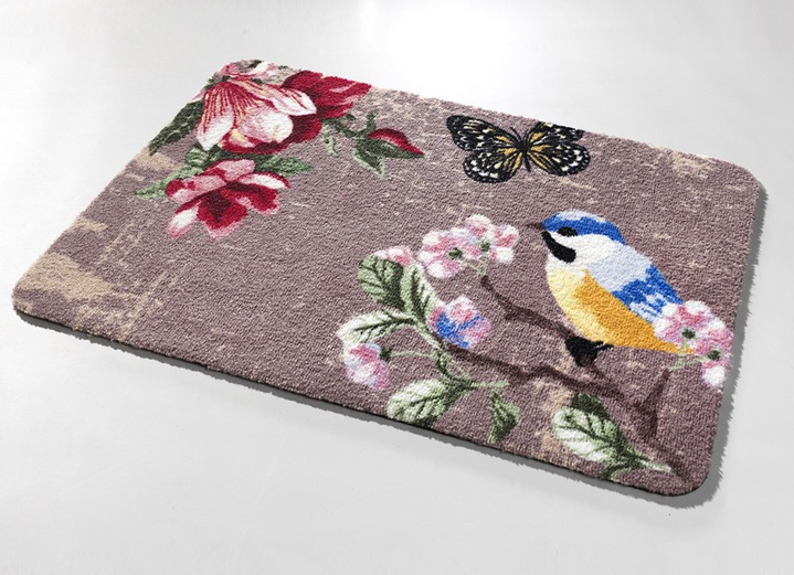 Fußmatten - Fußmatte Blaumeise in verschiedenen Größen, in Größe 100 (Fußmatte, 40x60 cm) bis 103 (Fußmatte, 50x70 cm), in Farbe BLAUMEISE Ansicht 1