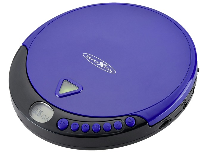 Modern - CD-Spieler mit Radio und Hörbuchfunktion, in Farbe BLAU Ansicht 1