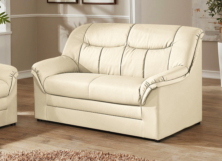 Polstermöbel - Polstermöbel auf stabilem Holzgrundgestell Ansicht 8 Polstermöbel - Polstermöbel auf stabilem Holzgrundgestell, in Farbe CREME, in Ausführung Hocker Ansicht 8