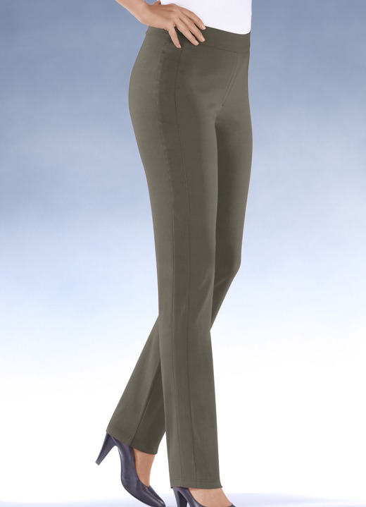 Klaus Modelle - Hochelastische Hose in 13 Farben, in Größe 018 bis 245, in Farbe ROYALBLAU Ansicht 2