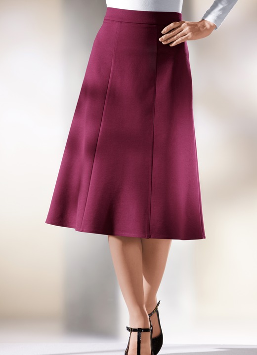 Röcke - Tragangenehmer 6-Bahnenrock in 6 Farben, in Größe 019 bis 054, in Farbe MOKKABRAUN Ansicht 2