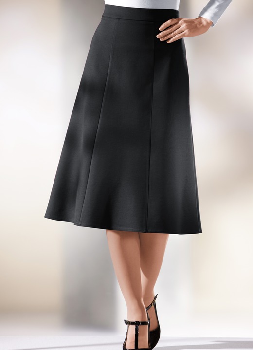 Röcke - Tragangenehmer 6-Bahnenrock in 6 Farben, in Größe 019 bis 054, in Farbe MOKKABRAUN Ansicht 5