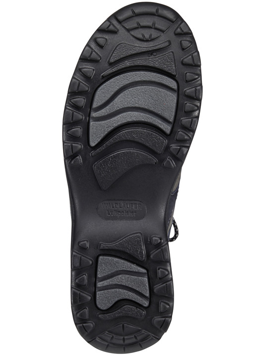 Komfortschuhe - Waldläufer, sportliche Damen-Schnürschuhe, Weite H, mit herausnehmbarem Fußbett, in Größe 4 1/2 bis 9, in Farbe MARINE-GRAU Ansicht 3