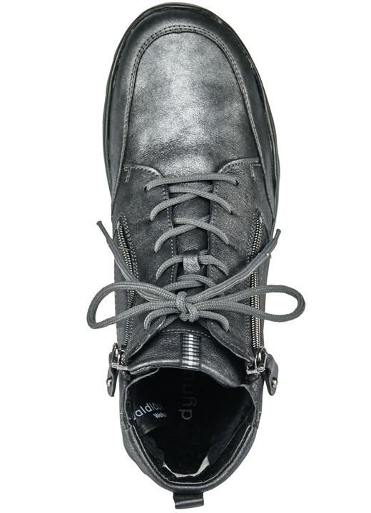 Komfortschuhe - Waldläufer, gefütterte Damen-Stiefeletten, Winterschuhe, Weite H, mit herausnehmbarem Fußbett, in Größe 4 1/2 bis 9, in Farbe SCHWARZ Ansicht 4