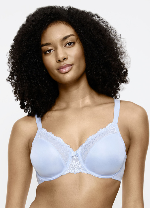 BHs - Triumph-Ladyform Soft-Minimizer-Bügel-BH, in Größe 075 bis 095, in Cup D, in Farbe WEISS Ansicht 35
