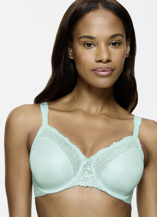 BHs - Triumph-Ladyform Soft-Minimizer-Bügel-BH, in Größe 075 bis 095, in Cup D, in Farbe MINT Ansicht 1