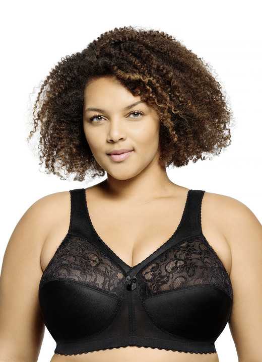 Soft-BH - Glamorise Stütz-BH mit Spitze Ansicht 11 Soft-BH - Glamorise Stütz-BH mit Spitze, in Größe 080 bis 130, in Cup G, in Farbe BEIGE Ansicht 11