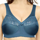 Soft-BH - Glamorise Stütz-BH mit Spitze – Farbe PETROL – Ansicht 1 Soft-BH - Glamorise Stütz-BH mit Spitze, in Größe 080 bis 130, in Cup G, in Farbe BEIGE – Farbe PETROL – Ansicht 1