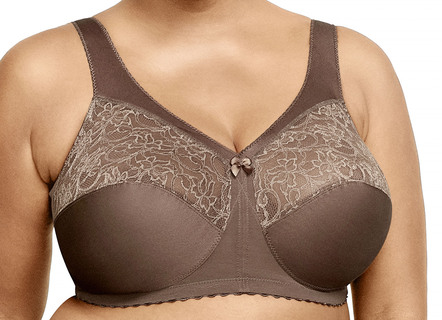 Glamorise Stütz-BH mit Spitze