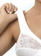Soft-BH - Glamorise Stütz-BH mit Spitze, in Größe 080 bis 130, in Cup E, in Farbe BORDEAUX – Farbe WEISS – Ansicht 2