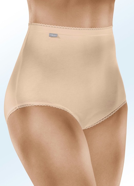 Slips - Playtex Dreierpack Slips in extra hoher Form Ansicht 2 Slips - Playtex Dreierpack Slips in extra hoher Form, in Größe 040 bis 054, in Farbe WEISS Ansicht 2