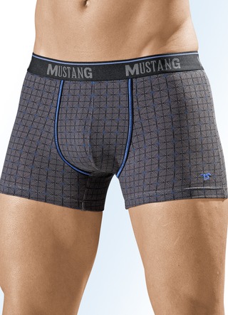Mustang, Dreierpack Pants, kariert