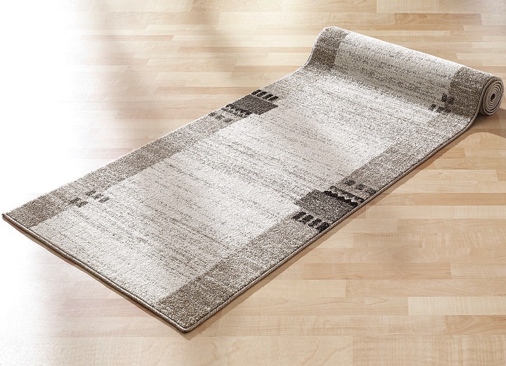Läufer & Stufenmatten - Läufer mit Melange-Effekt in Wunschlänge, in Größe 102 (Läufer, 67 cm breit) bis 106 (Läufer, 100 cm breit), in Farbe BEIGE Ansicht 2